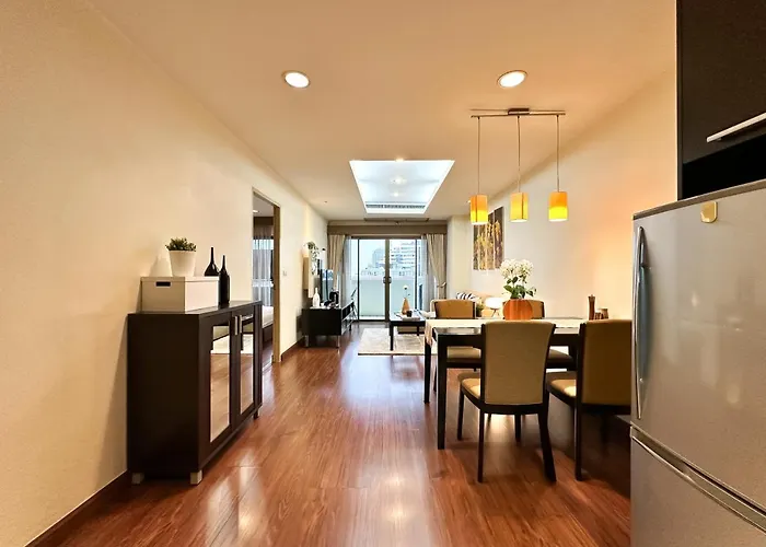 Vibrant Modern 57 Sqm - Ultra Fast Wifi - Bts Thonglor 아파트