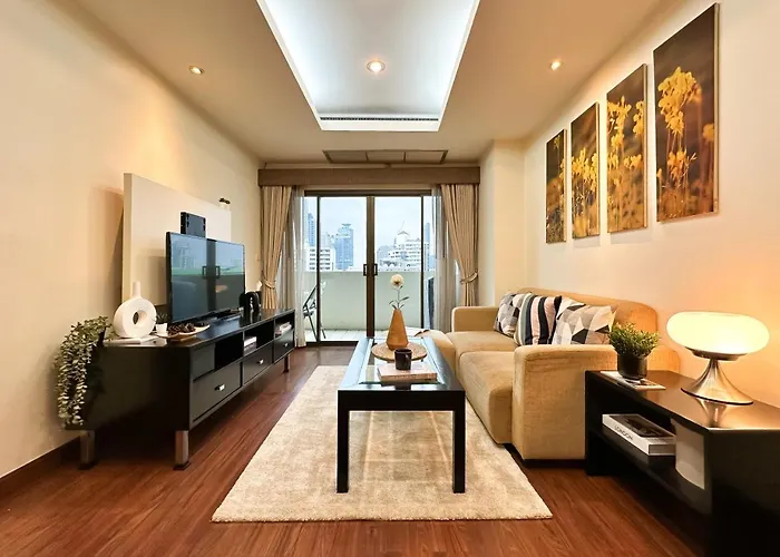 Apartment Vibrant Modern 57 Sqm - Ultra Fast Wifi - Bts Thonglor Bangkok